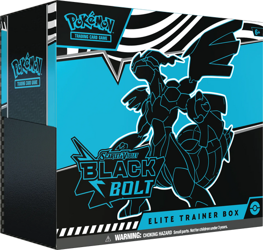 Scarlet & Violet - Black Bolt - Elite Trainer Box, Englisch 🇬🇧
