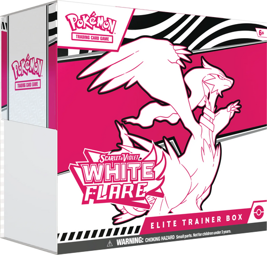 Scarlet & Violet - White Flare - Elite Trainer Box Englisch, Englisch 🇬🇧