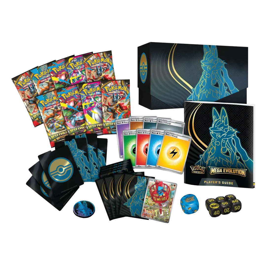 Pokemon TCG: Mega Evolution - Base Set- Elite Trainer Box - Mega Lucario, Englisch 🇬🇧