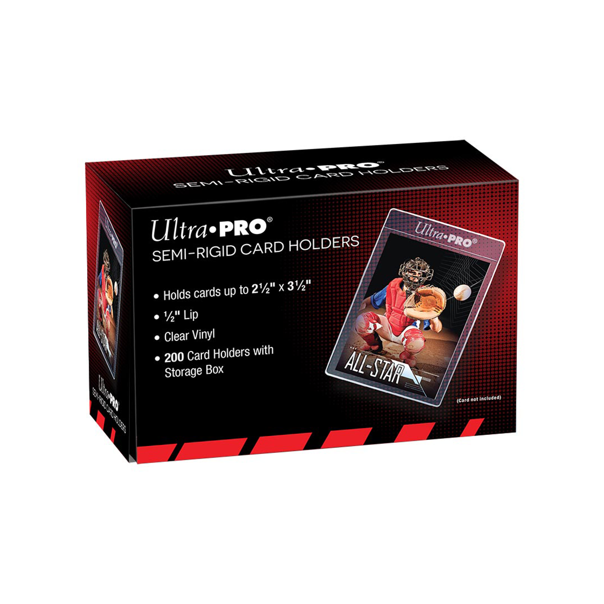 Ultra PRO Semi-Rigid 1/2" Lip Sleeves 200 Stk