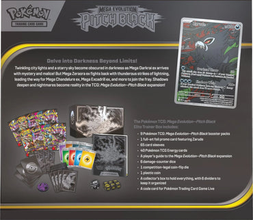Pokémon TCG Mega Evolution: Pitch Black Elite Trainer Box, Englisch 🇬🇧