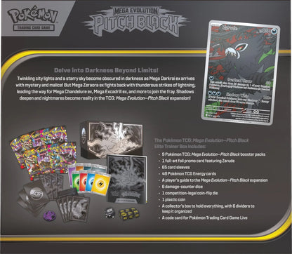 Pokémon TCG Mega Evolution: Pitch Black Elite Trainer Box, Englisch 🇬🇧