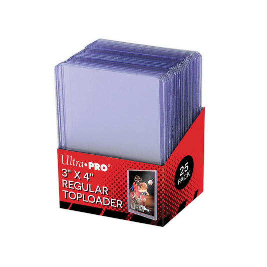 Ultra PRO 3" x 4" Clear Regular Toploader 25 Stk.