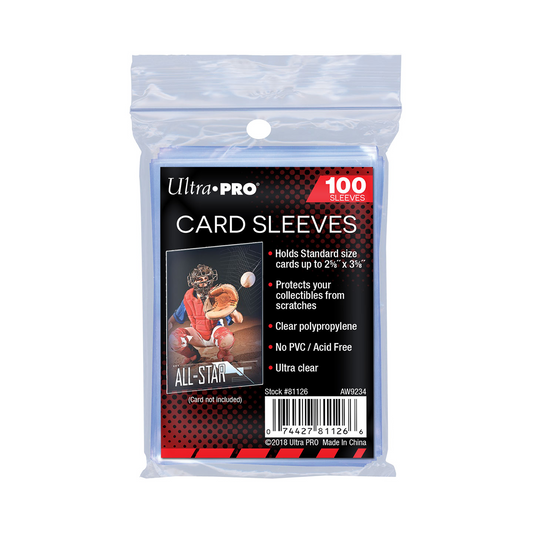 Ultra Pro - Soft Sleeves - Penny Sleeves 2.5" x 3.5" (100 Sleeves)